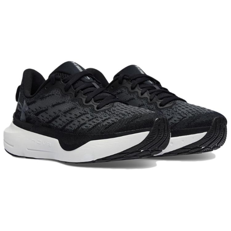 Under Armour HOVR Infinite Pro Breeze - Черно-белые женские кроссовки Антрацит 3027197-001