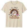 Spooky Teacher Unisexs TShirt Halloween Teacher Teaching Halloween Gift For Her