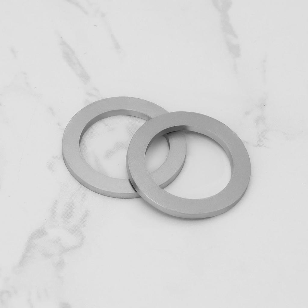 eMagTech Bicycle Pedal Thick 304 Stainless Steel Pedal Washers for Pedal Axle Crank Bike Mountain Bike Road 4pcs Washers, 1.5mm 9/16" Bike,