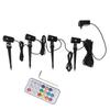 4 In 1 Garden Spotlight RGB Colorful Remote APP Control for Yard Garden Patio Lawn