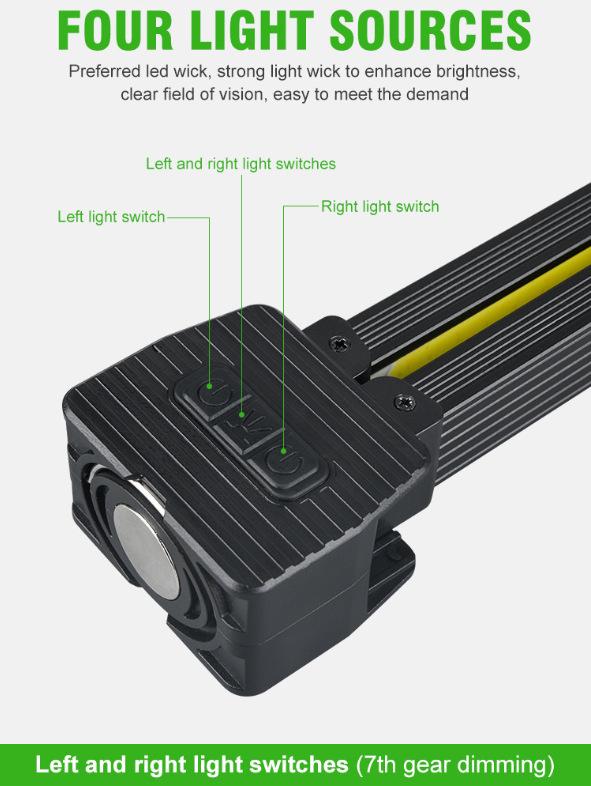 Multi-Functional Folding Camping Flashlight for Outdoor and Auto Repair Use