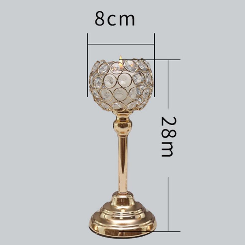 Скандинавские украшения для подсвечников, роскошные хрустальные украшения для гостиной, золотистого света, романтический подсвечник с перьями, новый продукт