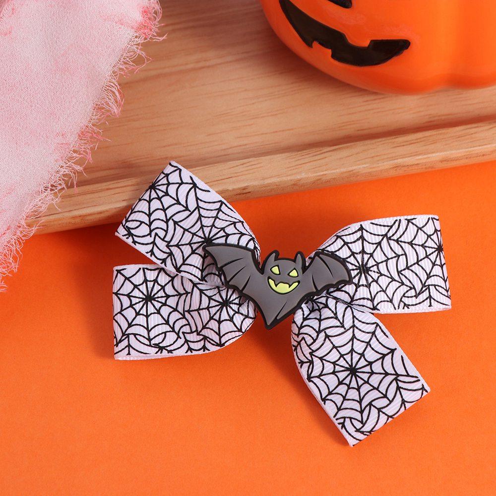 Заколка для волос в виде глазного яблока и тыквы, забавная заколка для волос в виде летучей мыши и утконоса, модная заколка для волос в виде банта на Хэллоуин для вечеринки