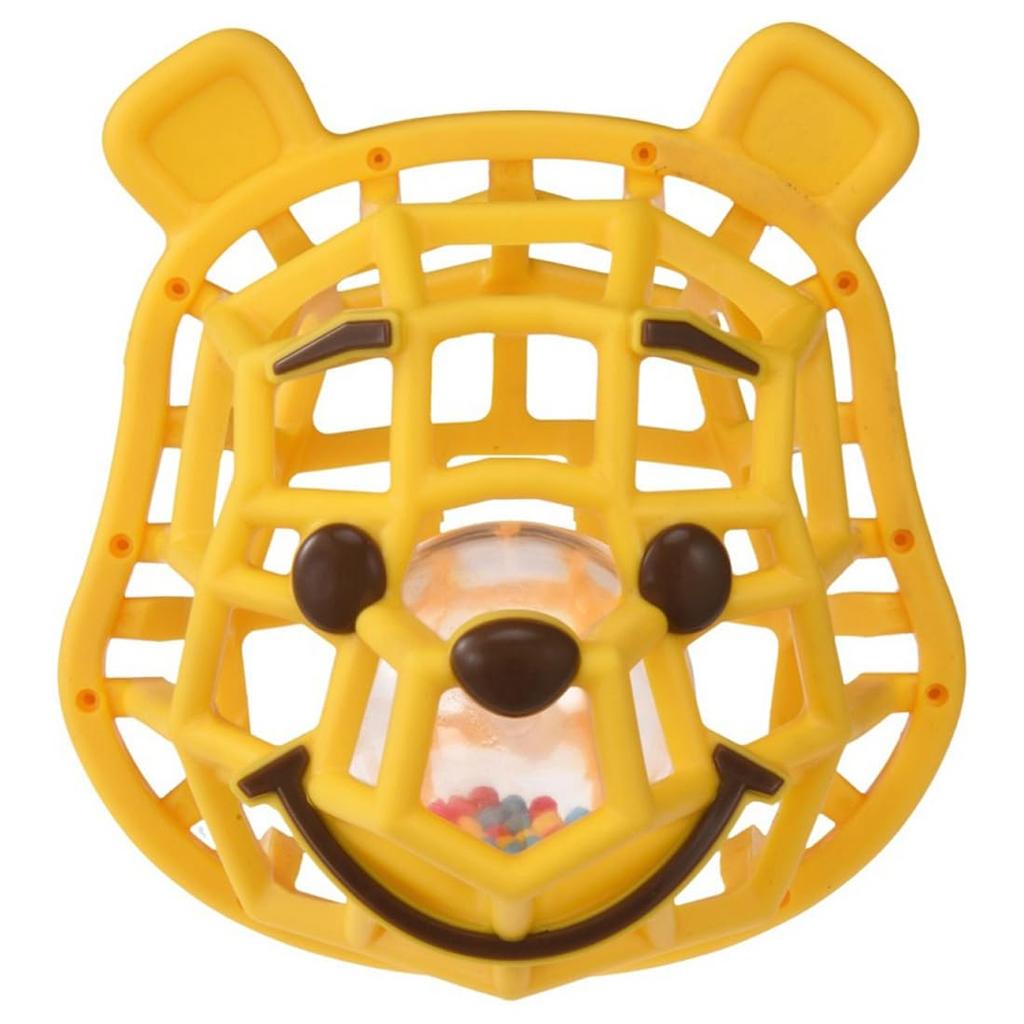 TAKARA TOMY Disney Rolling Face Rattle with Ball, Winnie the Pooh