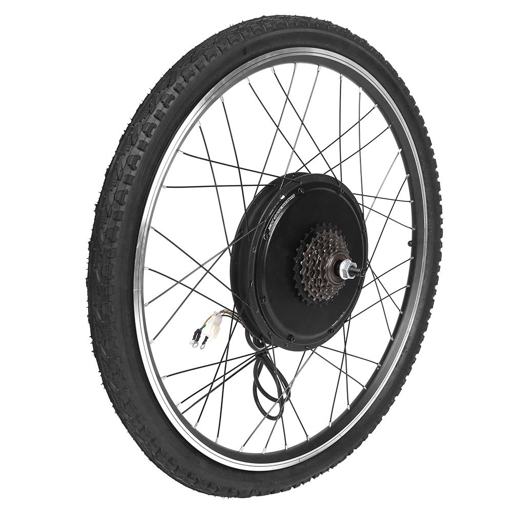 Электровелосипед EBike Комплект для переоборудования заднего колеса с мотором Аксессуары 48V 500W 26 дюймов