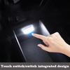 Автомобильная USB-зарядка Мини 5 В Светодиодный сенсорный выключатель Свет Подсветка салона двери автомобиля Беспроводная окружающая лампа Портативные ночные лампы для чтения
