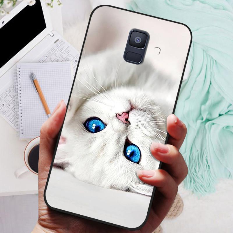 Для Samsung Galaxy A8 Plus 2018 Чехол Черная Крышка Лев Волк Силиконовые Мягкие Задние Чехлы Для Samsung A8 2018 A530 A530F Чехол для телефона