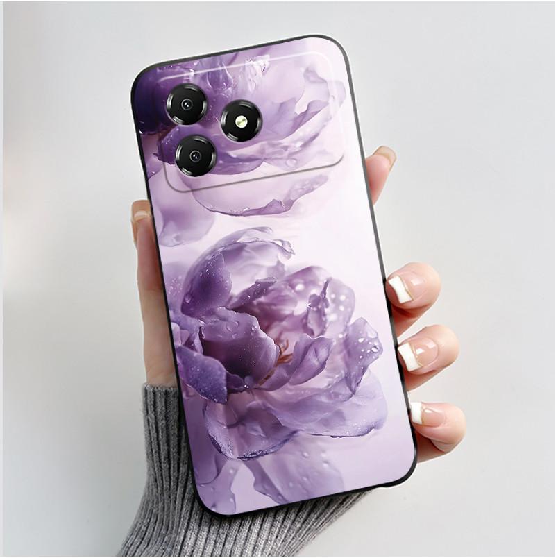 Чехол для телефона ZTE Blade A36 Чехол Z2472 Эстетичный Роскошный Милый Крутой Для Мальчиков Девочек Черный Матовый Мягкий Силикон Защитная Задняя Крышка