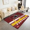 Erosebridal Football City Area Rug 4'11" x 3'3" Football Rug for Boys Girls Brown Red Rugby Game Carpet Football Fans Bedroom Decor Sports B
