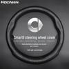 Genuine Leather Smart Steering Wheel Cover for Smart Cars