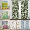 2 шт. Цветочный узор шторы карниз карниз декоративный оконный занавес оконные украшения для спальни гостиной домашнего декора комнаты
