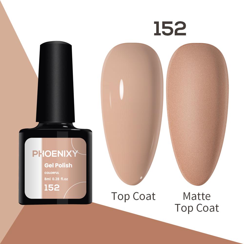 Лак для ногтей PHOENIXY, 8 мл, УФ-светодиодный гибридный лак для дизайна ногтей, гель-лайнер для маникюра, полупостоянная основа, верхнее покрытие, гель с блестками, блестящие цвета, гель