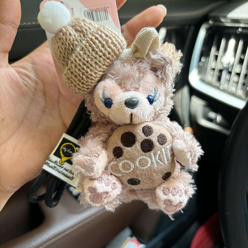 Очаровательная плюшевая игрушка Шелли Роуз, брелок в виде мишки Даффи, милый подарок для девочек, 12 см