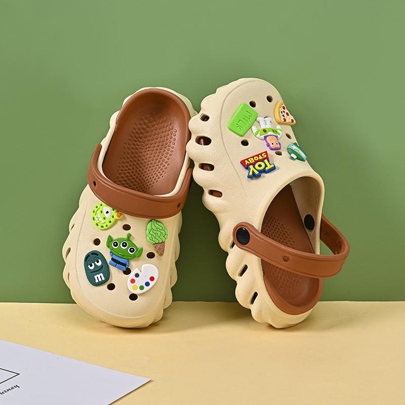 Mario Детские удобные дышащие клоги Летние слипоны для мальчиков и девочек