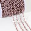 1Meter Colorful Glass Ball Beaded Chain Crystal Beads Necklace Body Chain Accessories for Jewelry Making Components DIY Supplies