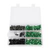 198PcsSet Windscreen Fairing Screws M5 M6 Bolts Kit Motorcycle AccessoryGreen
