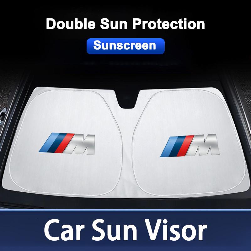 Car Windshield Sun Shade Covers Visors Front Window Sunscreen Protector Parasol For BMW M E91 X5 E70 F11 E30 F31 X3 F25 E61 E83 UQ9