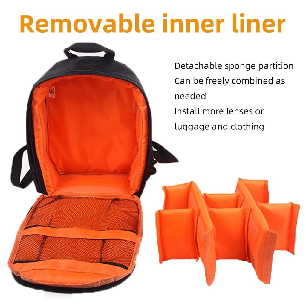 Multifunctional Outdoor DSLR Camera Backpack Video Digital Shoulder Camera Bag Waterproof Camera Photo Bag Case for Nikon Sony