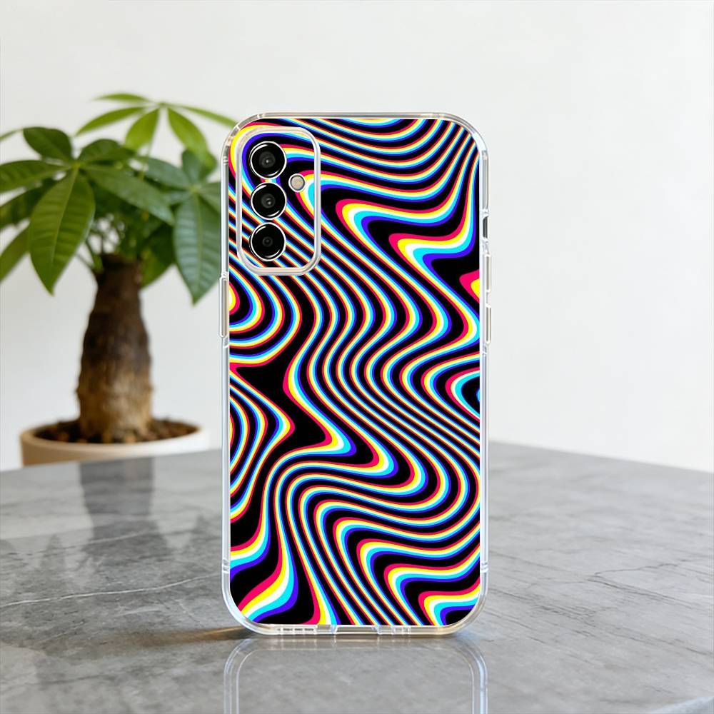 Головокружение Чехол для телефона для SamsungA10,12,20,21S,30,31,40,50,51,52,70,71 Прозрачная крышка