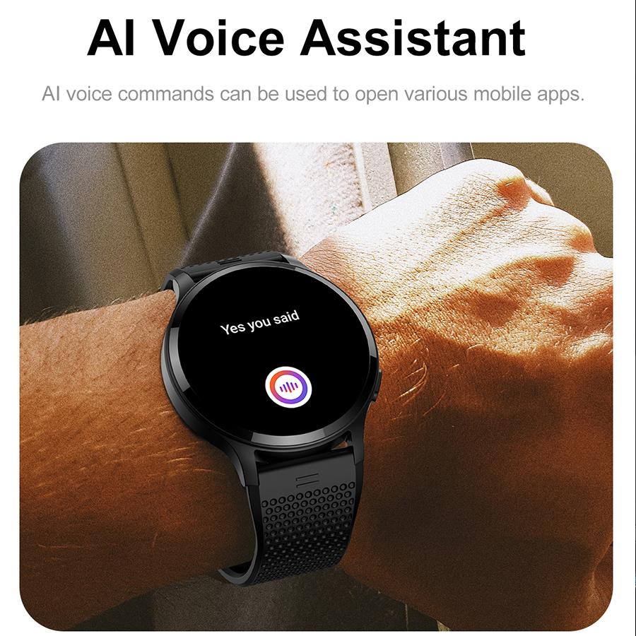 SACOSDING с сапфировым экраном 1,45-дюймовые умные часы для женщин, Bluetooth-вызов, спортивные трековые часы для мужчин, умные часы с пульсометром на заказ для Android 2024