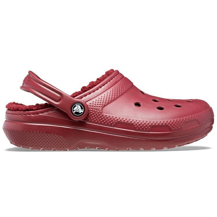 Crocs Классические теплые хлопковые клоги Пляжные сандалии Сандалии унисекс Гранатово-красный 203591-612