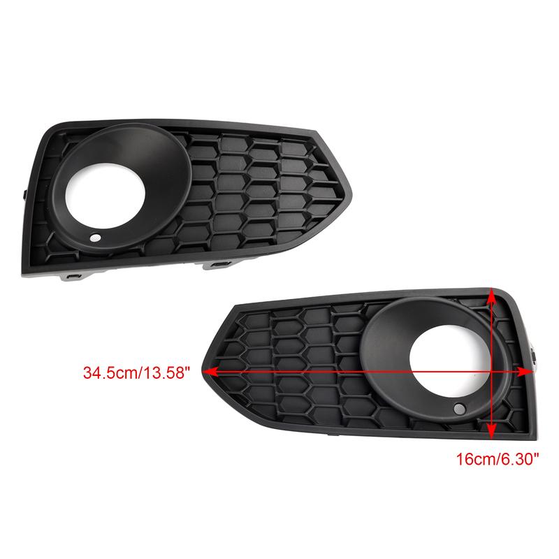 Artudatech 2PCS Front Bumper Fog Light Grille Grill Fit For BMW 2 Series F22 F23 M Sport Car Accessories
