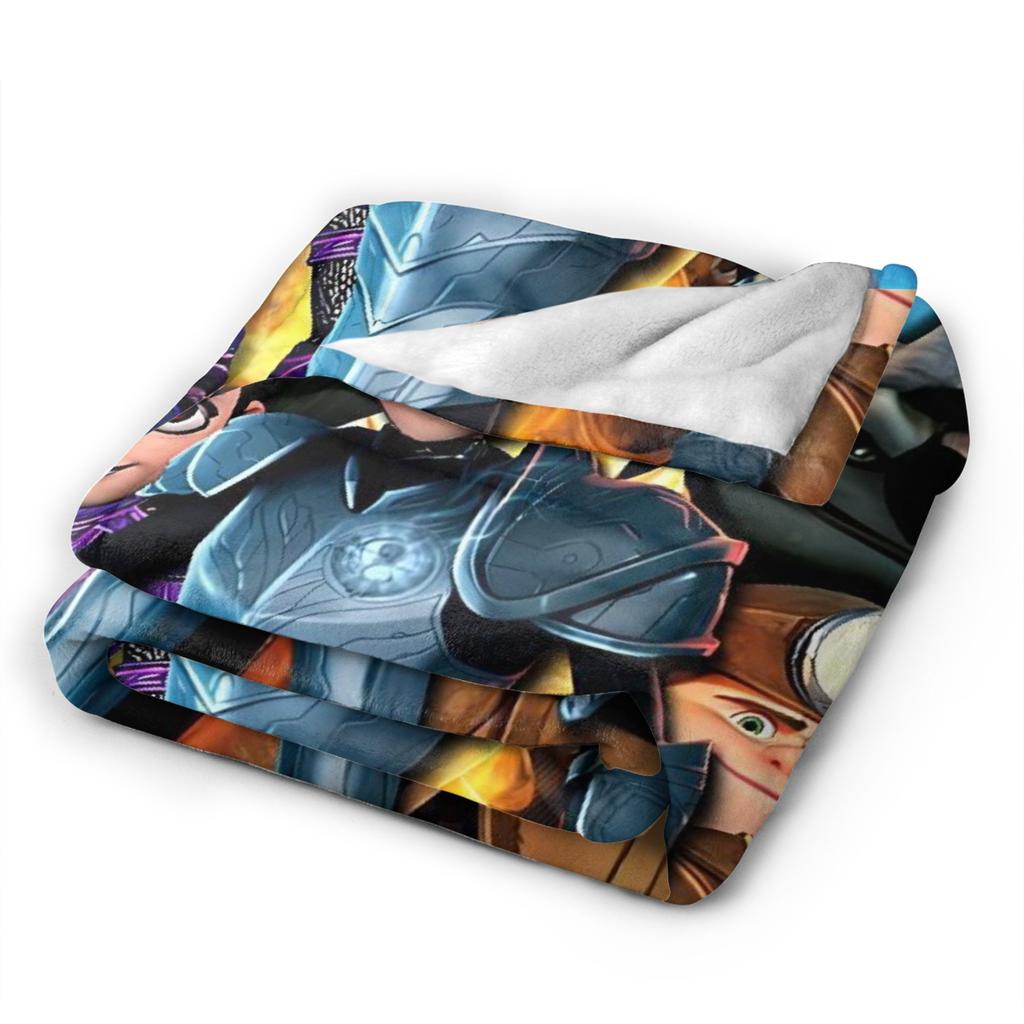 Trollhunters Tales Of Arcadia Blanket Warm Soft Novelty Plush Throw Blanket For Couch Chair Sofa Bed Travel Bedspread Bed Cover