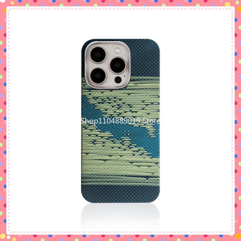 Для MagSafe Углеродное волокно для iPhone 17 Pro/17 Pro Max Защита объектива Арамидное волокно Чехол для iPhone 17 Pro Магнитный чехол