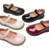 Spot Goods Kids' Princess Leather Shoes - Spring/Autumn 2025, Black Primary School Performance Shoes, Soft Leather and Sole.
