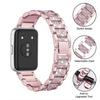 Алмазный ремешок из нержавеющей стали для Huawei Band 11 / 11Pro, роскошный блестящий металлический браслет на запястье, сменный ремешок для женщин, аксессуары