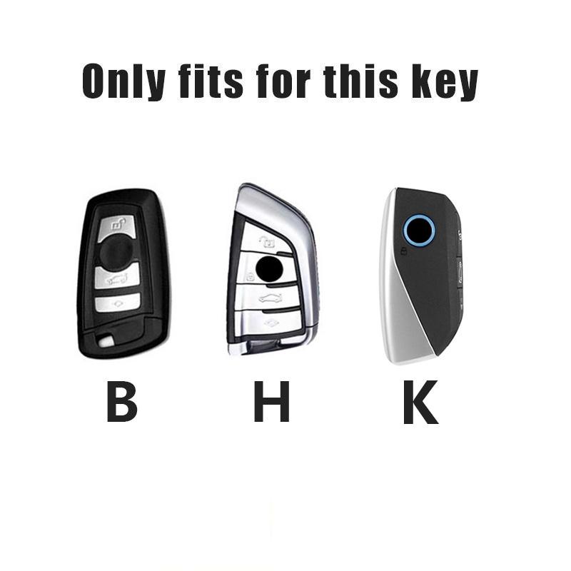 ORWI7 Car Key Case Cover Protect Shell For BMW 1 2 3 5 7 Series X1 F48 X3 G20 X4 X5 G05 X6 F16 M40i M440i G02 G31 G23 F34 F15 Keychain
