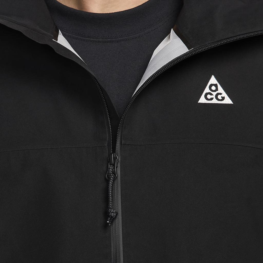 Nike ACG STORM FIT ADV GORE TEX Куртки и пальто Misery Ridge Унисекс Черный/Горный пик Белый FV8642-010
