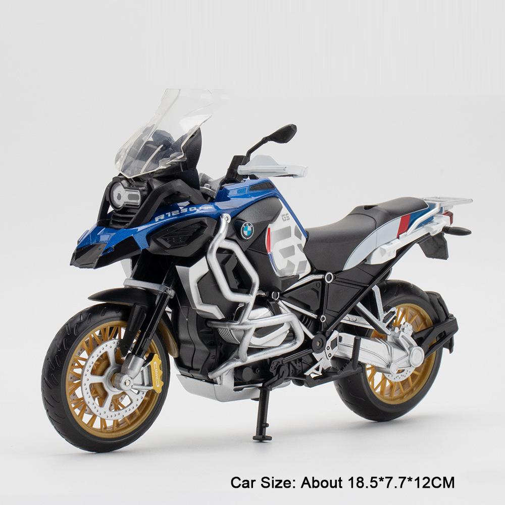 1:12 Suzuki Gsx1000r R1250gs Сплавные Литые Игрушки Модели Мотоциклов Машина Со Светом Амортизация Миниатюрный Мотоцикл Подарки для Мальчиков
