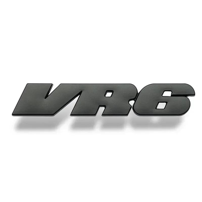 3D Metal VR6 Letters Logo Emblem Badge Sticker Decals For Volkswagen VW Polo Golf Jetta Passat B6 Magotan Car Accessories PX7