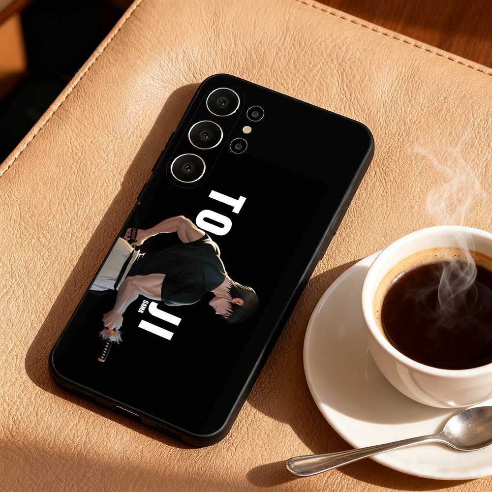 Чехол для телефона Toji F-Fushiguro Jujutsu K-Kaisen Для Samsung S26,S25,S24,S21,S22,S23,S30,Ultra,S20,FE,Lite,10,9, Черный чехол