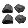 4 Pieces Extension Ladder Covers Rubber Feet Mat Non Slip Protector Leg Caps for Equipment