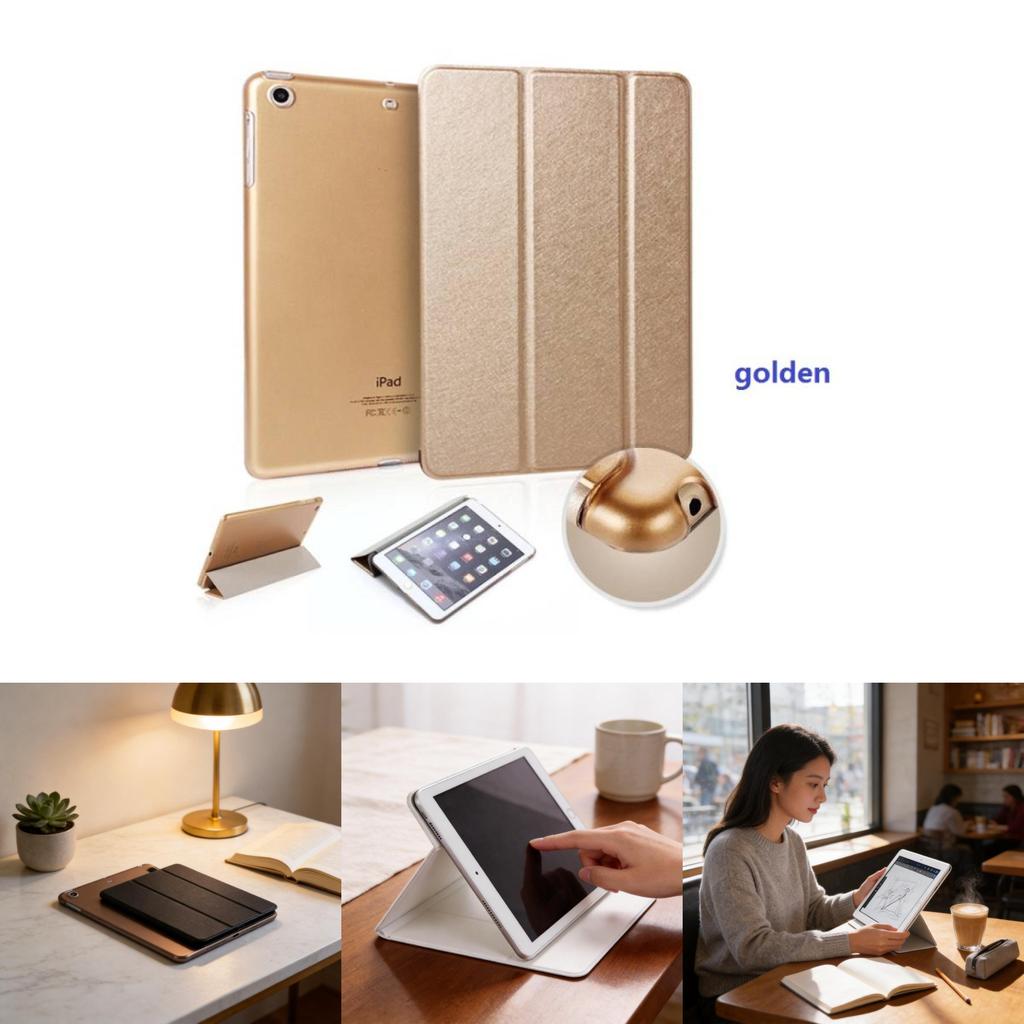 Магнитный тонкий чехол-подставка для iPad Air 2, Mini и планшетов 4-го поколения