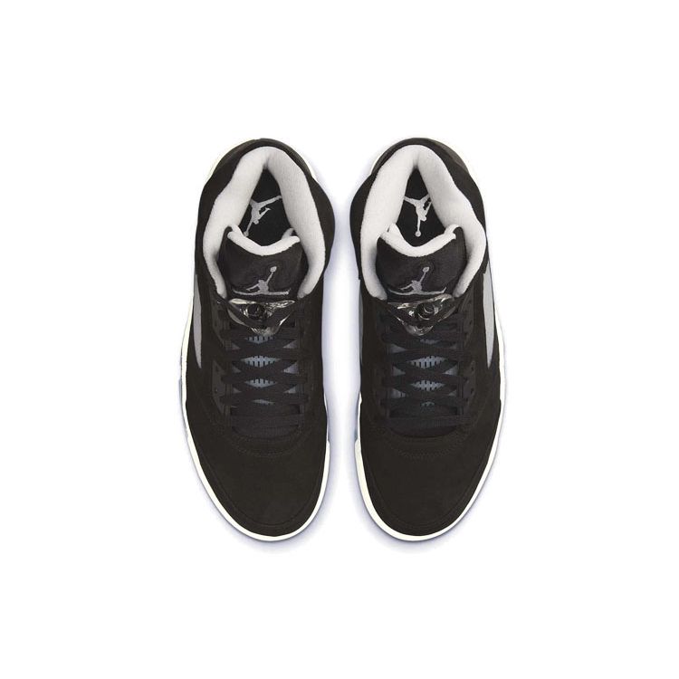 Мужские кроссовки Air Jordan 5 Retro Oreo 2021 черно-белые прохладно-серые CT4838-011