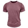 Fashion Men's Collision Round Neck Short-sleeved T-shirt Loose Versatile Tops Trend Casual Body Shirt