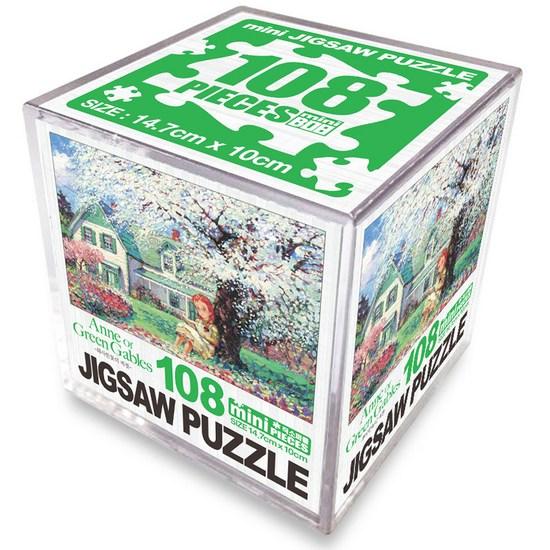 Haksan Cultural History Green Gables and the Season of Bright Flowers Mini Cube Jigsaw Puzzle, Korean Popular Puzzles