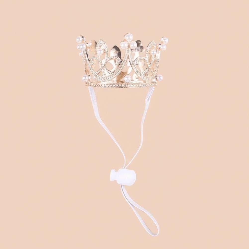 Adjustable Pet Crown Headdress Shining Cat Princess Crown Cute Pet Party Decorations  Pet Show