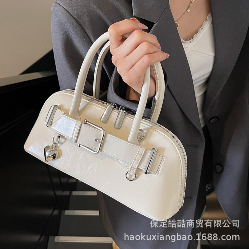 Премиальная сумка-тоут женская большой вместимости 2025 новая весна-лето нишевый дизайн сумка-мессенджер повседневная сумка-ракушка