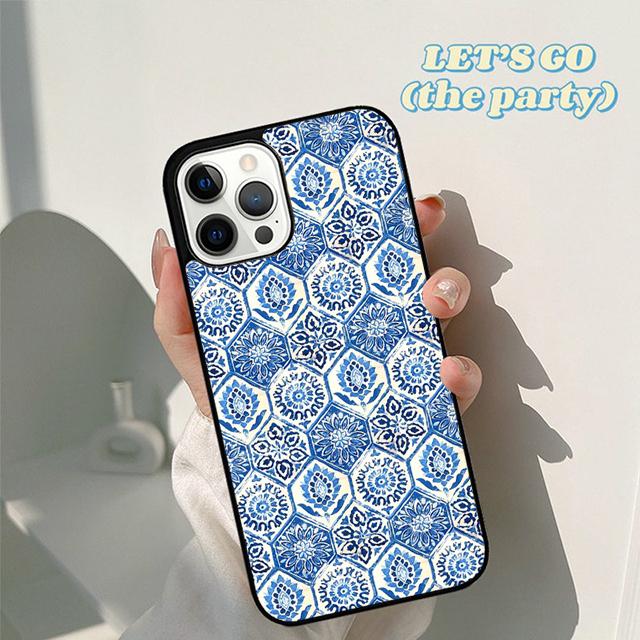 Осенний марокканский узор плитки мягкий чехол-бампер для iPhone 17 Air 16 16e 15 12 11 13 14 Pro Max Apple Plus Coque
