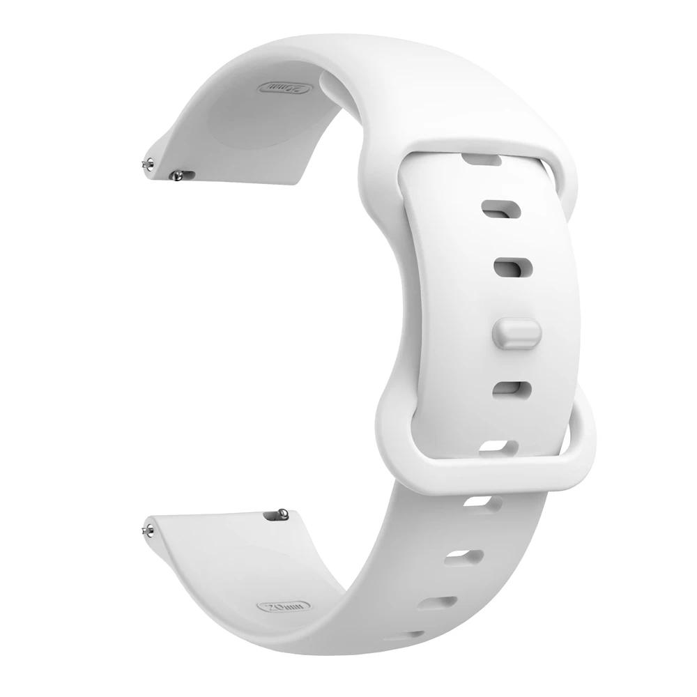 Спортивный силиконовый ремешок 20 мм 22 мм для Garmin Band Vivoactive 5 Venu 3 2 Sq Plus Браслет Forerunner 265 255 245 165 645 Музыкальный ремешок