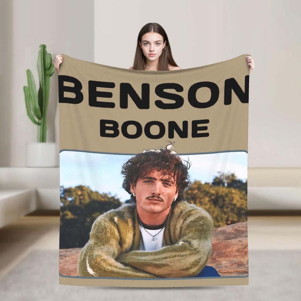 Benson Boone Sunflowe Warm Soft Blanket  Decorative Plush Bedding Throws Graphic Couch Bed Flannel Bedspread Sofa Bed Cover