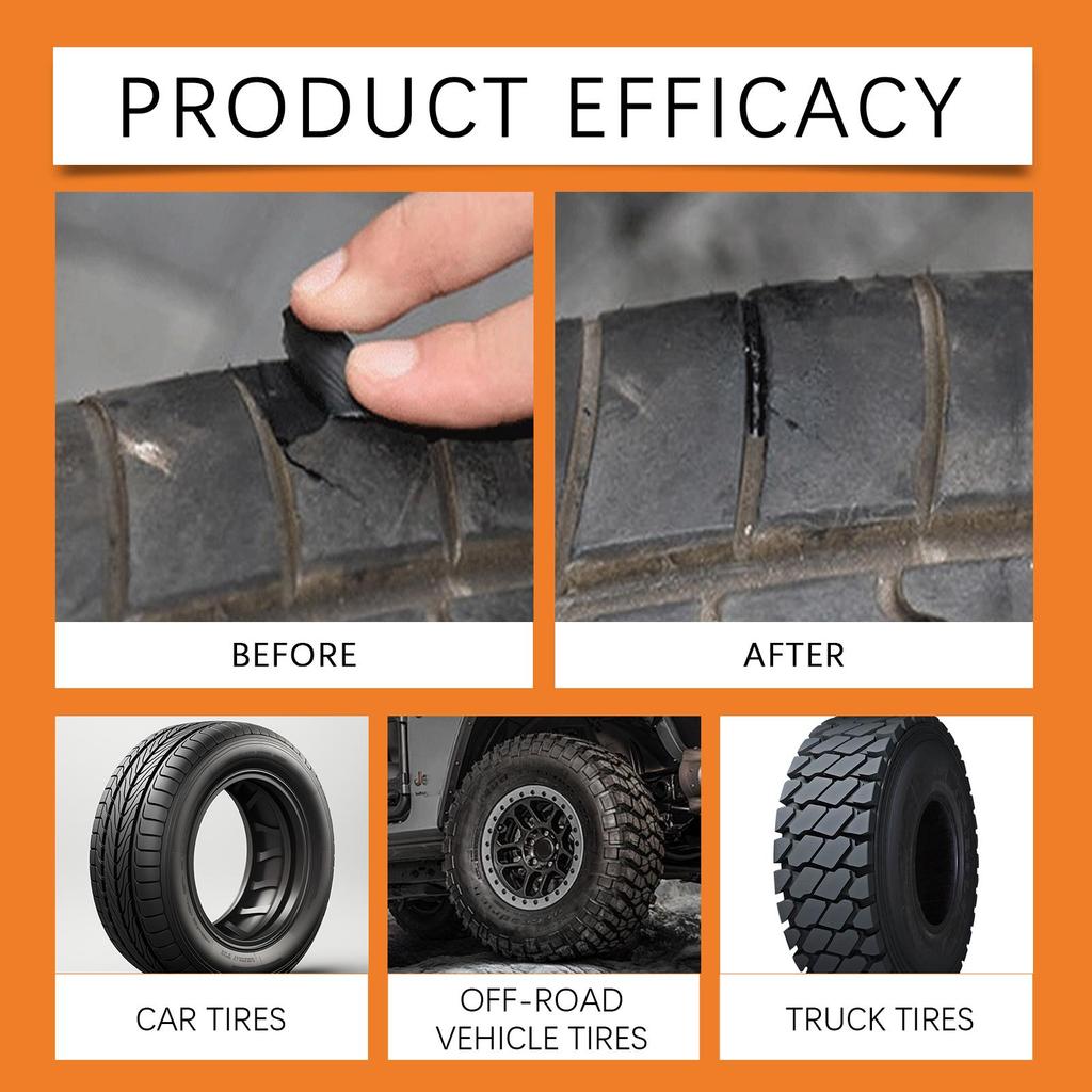 Гель для ремонта автомобильных шин Homonth Гель для ремонта боковых порезов и царапин автомобильных шин Ежедневный уход