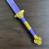 Anime Weapons Costume 3D Purple Weapon for Halloween Dress Cosplay Prop Printed 18.5" Up Accessory Gifts
