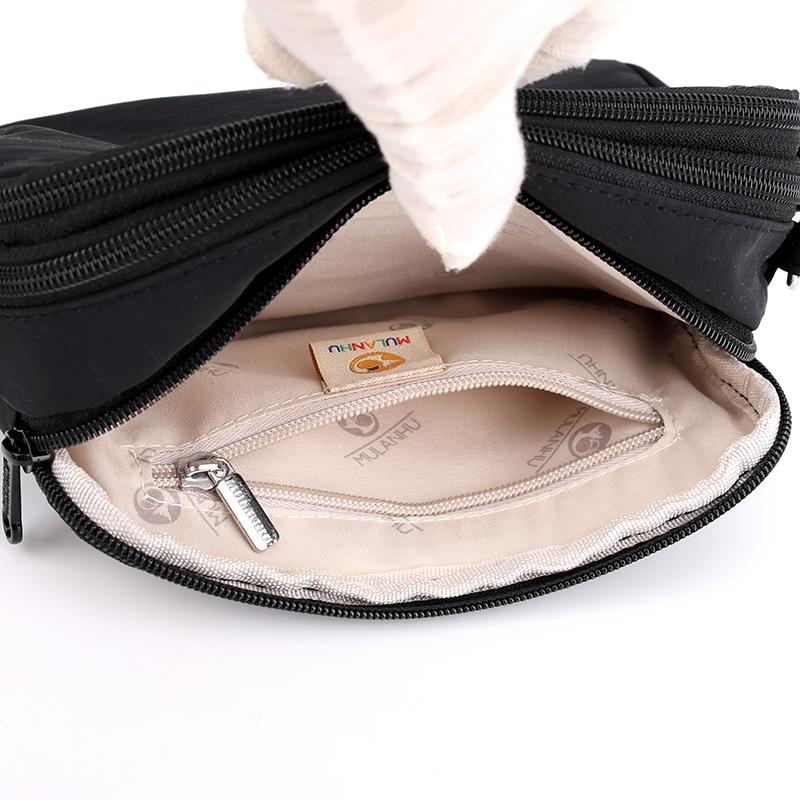 Женская сумка многокарманная нейлоновая сумка сумка для мамы однотонная сумка на плечо сумка кроссбоди