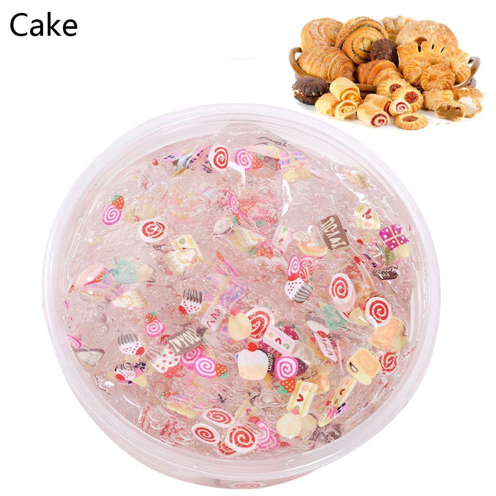 Non-Toxic Super Clear Crystal Fruit Slime for Kids Jelly Slime Mud 60ml