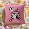 Япония Tokidoki Креативная наволочка Лен Органическая ткань Двусторонняя печать Дышащая наволочка Диван Домашний декор Подарок